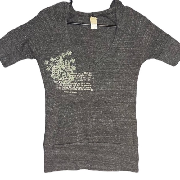 Alternative Apparel Tops - Alternative Earth women’s hoodie shirt with pockets size Medium heather gray …